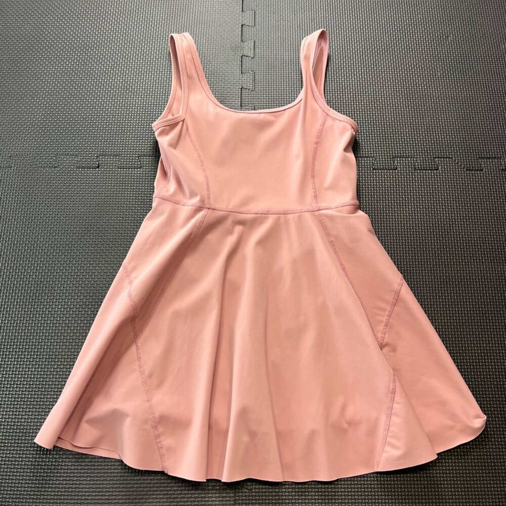 Shein Girls Pink Sleeveless Skater Dress Size 10Y Comfortable & Stylish